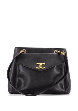 CHANEL Pre-Owned Front Pocket Camera Bag Caviar Large tote bag - Black