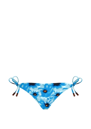 Vilebrequin Poppies side-tie bikini bottom - Blue