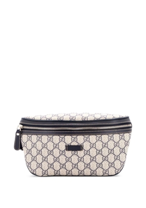Gucci Pre-Owned GG Coated Canvas with Leather Small belt bag - Blue