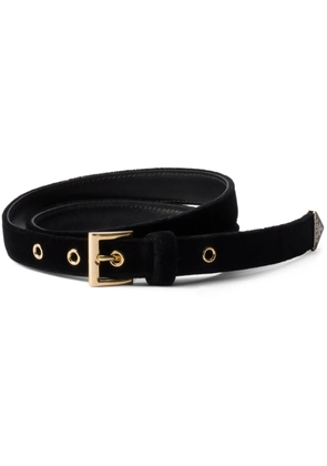 Prada velvet belt - Black