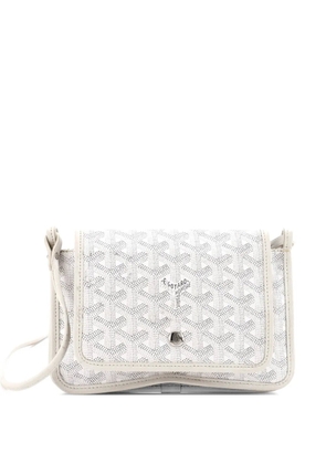 Goyard Pre-Owned Plumet Clutch Wallet Coated Canvas crossbody bag - White