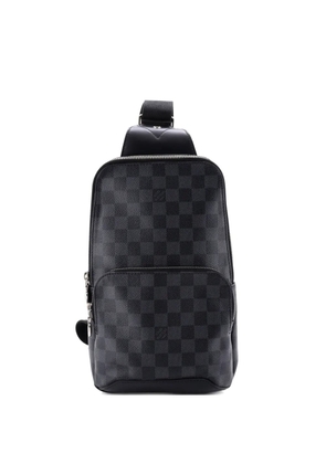 Louis Vuitton Pre-Owned Avenue Sling Bag Damier Graphite crossbody bag - Black