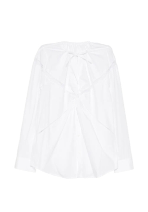 JNBY lace drape blouse - White