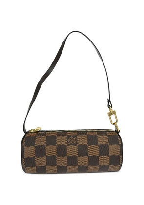 Louis Vuitton Pre-Owned 1990-2000s Papillon chequered shoulder bag - Brown