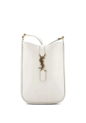 Saint Laurent Pre-Owned Le 5 a 7 Vertical Shoulder Bag Leather Mini crossbody bag - Neutrals