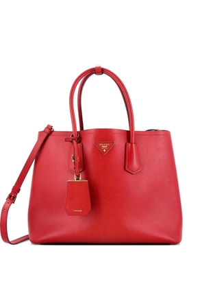 Prada Pre-Owned Cuir Double Saffiano Leather Large tote bag - Red