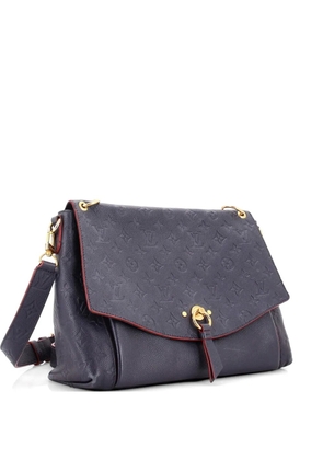 Louis Vuitton Pre-Owned Blanche Handbag Monogram Empreinte Leather MM satchel - Blue