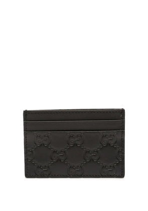 Gucci Pre-Owned 2000-2015 Guccissima card holder - Black