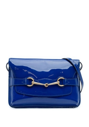 Gucci Pre-Owned 2016-2025 Patent Bright Bit crossbody bag - Blue