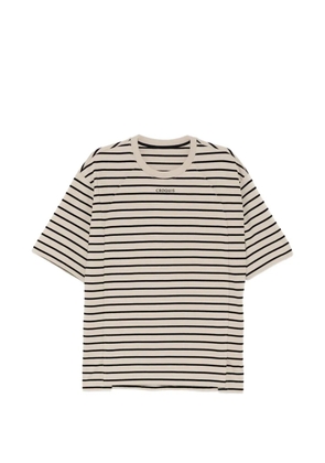 CROQUIS logo-printed T-shirt - Neutrals