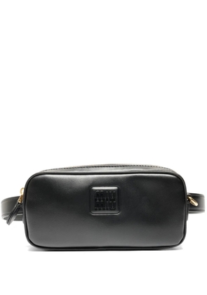 Miu Miu Pre-Owned 2023-2025 logo leather belt bag - Black
