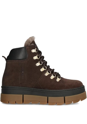 CANADA SNOW Mount Fiona lug-sole boots - Brown