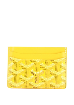 Goyard Pre-Owned Saint Sulpice Coated Canvas card holder - Yellow