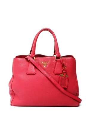Prada Pre-Owned 2015-2025 top handle leather tote bag - Pink