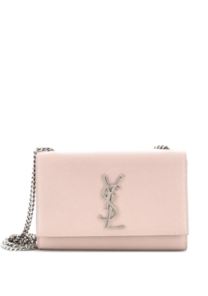 Saint Laurent Pre-Owned Classic Monogram Grainy Leather Small crossbody bag - Pink