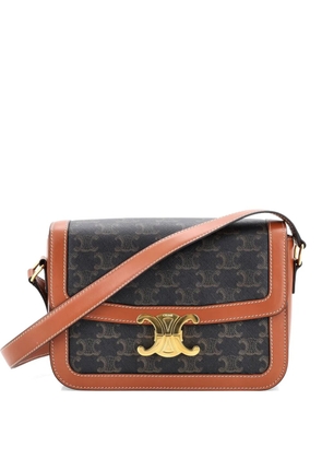 Celine Pre-Owned Triomphe Triomphe Coated Canvas Medium shoulder bag - Brown