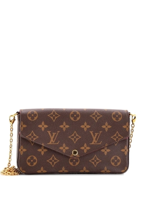 Louis Vuitton Pre-Owned Felicie Pochette Monogram Canvas crossbody bag - Brown
