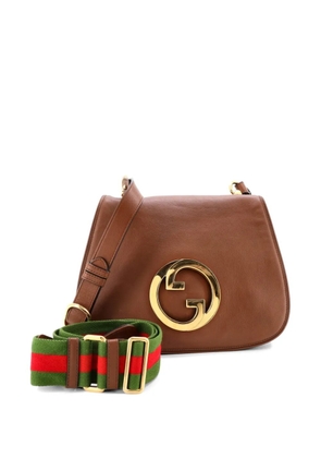 Gucci Pre-Owned Blondie NM Flap Leather Medium shoulder bag - Brown