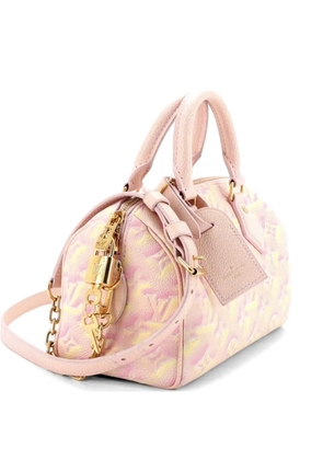 Louis Vuitton Pre-Owned Speedy Bandouliere Bag Stardust Monogram Empreinte Leather 20 crossbody bag - Pink