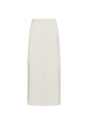 Seventy slit-detail maxi skirt - White