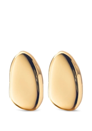 Federica Tosi stone stud earrings - Gold