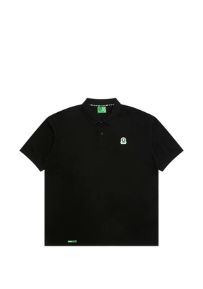 AAPE BY *A BATHING APE® print polo shirt - Black
