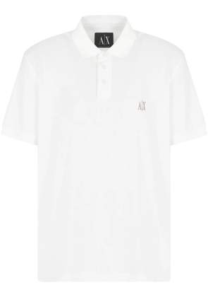 Armani Exchange cotton polo shirt - White