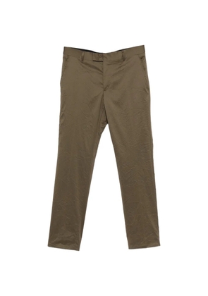 Karl Lagerfeld Road textured trousers - Green