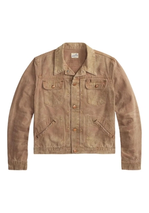 Ralph Lauren RRL chest-pocket cotton shirt jacket - Purple