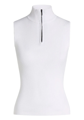 Karl Lagerfeld Jeans sleeveless knitted top - White