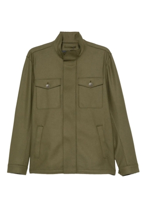 Herno flap-pocket military jacket - Green