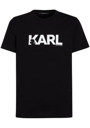 Karl Lagerfeld logo-print T-shirt - Black