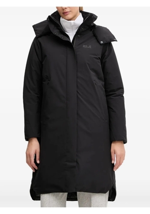 JACK WOLFSKIN hooded zip-up jacket - Black