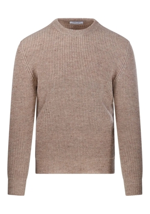 Lardini ribbed-knit wool sweater - Neutrals