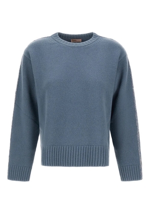 Herno crew-neck wool sweater - Blue