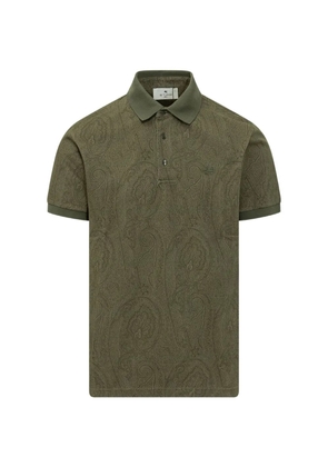 ETRO paisley polo shirt - Green