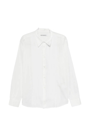 OUR LEGACY Promisse textured shirt - White