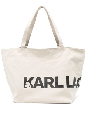 Karl Lagerfeld K/Essential tote bag - Neutrals