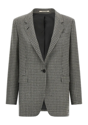 Tagliatore Adrianne houndstooth blazer - Grey