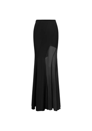OUDE WAAG panelled maxi skirt - Black