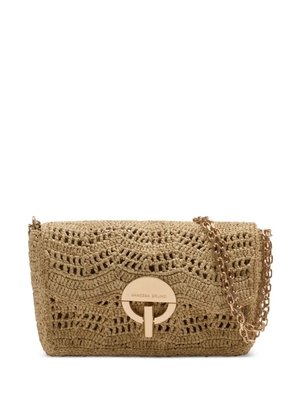 Vanessa Bruno Moon Moyen chain crossbody bag - Neutrals