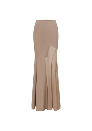 OUDE WAAG panelled maxi skirt - Neutrals