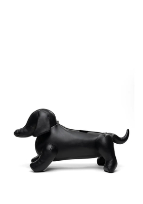 Maison MIHARA YASUHIRO Dolls dachshund leather shoulder bag - Black