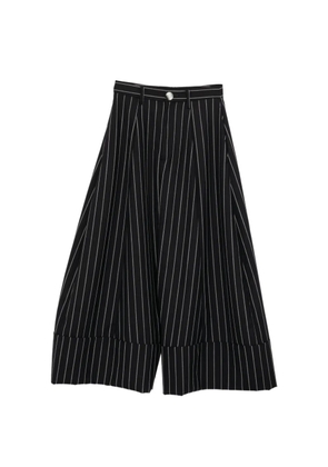 Enföld wide sarouel trousers - Black