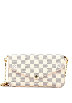 Louis Vuitton Pre-Owned Felicie Pochette Damier crossbody bag - White