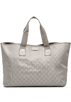Gucci Pre-Owned 2016-2025 GG Canvas Web tote bag - Grey