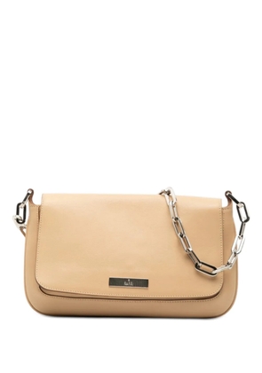 Gucci Pre-Owned 2000-2015 Leather Chain shoulder bag - Brown