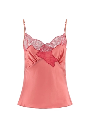 VAILLANT STUDIO lace-detail top - Pink