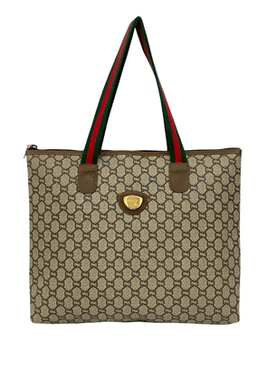 Gucci Pre-Owned 20th Century GG Supreme Plus Web tote bag - Brown