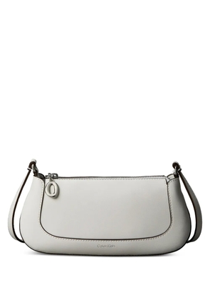 Calvin Klein zip crossbody bag - White